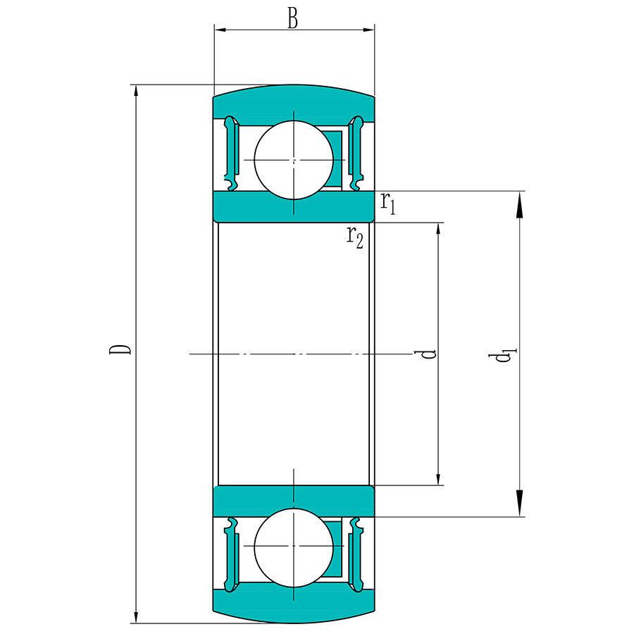 Spannlager mit Standard-Innenring (metrische Welle)