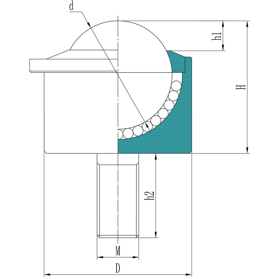 Bearbeiteter Stahl KSM-FL Serie 